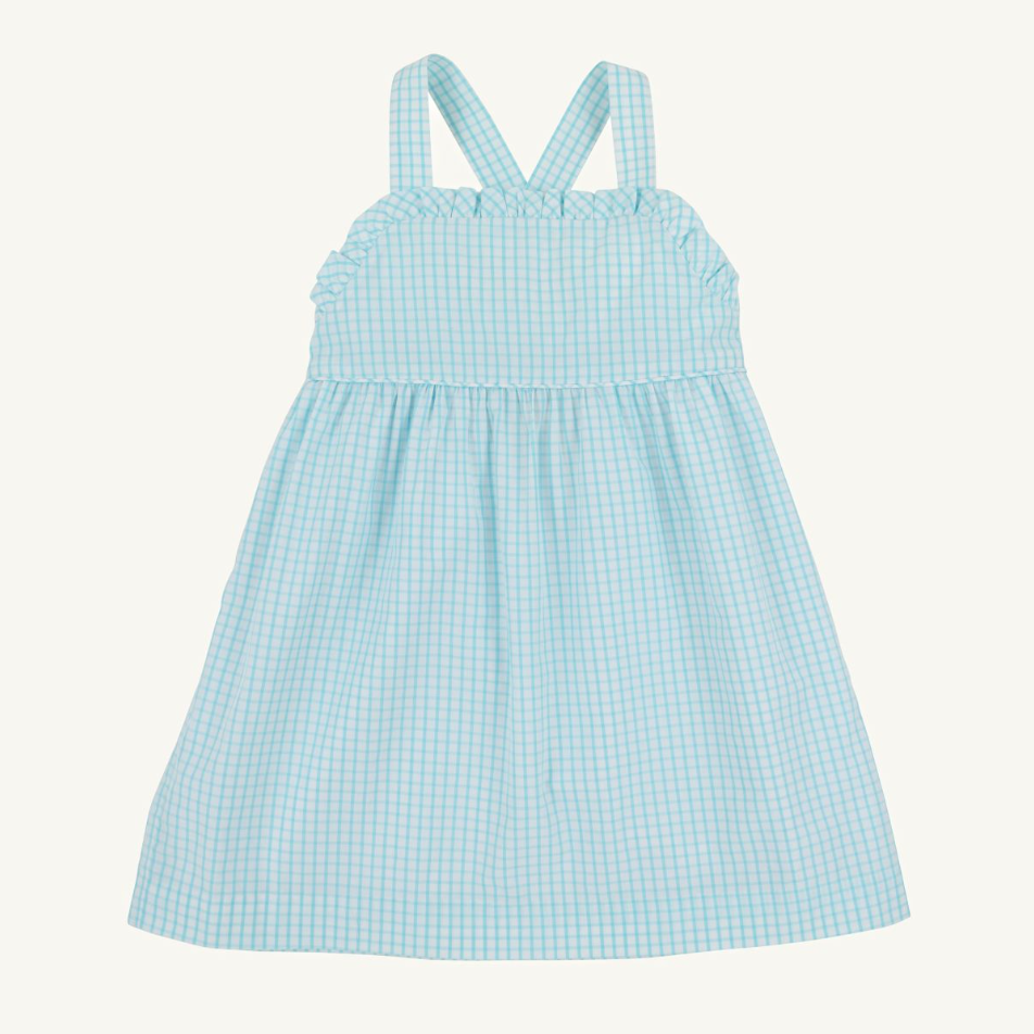 Macy Drew Dress - Belhaven Blue Windowpane