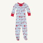 Knox's Night Night Footie - Santa's Laundry Line