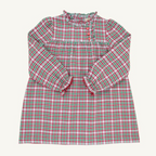 L/S Mary Baker Day Dress - Wicker Park Plaid/ Richmond Red