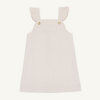 Julia Corduroy Jumper - Palmetto Pearl/Richmond Red Microdot