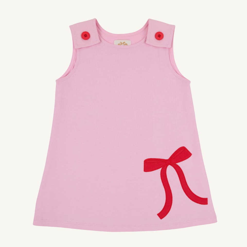 Juliet Jumper - Pier Party Pink/ Richmond Red Bow