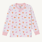 Cassidy Comfy Crewneck - Victory in Orange/ Palm Beach Pink