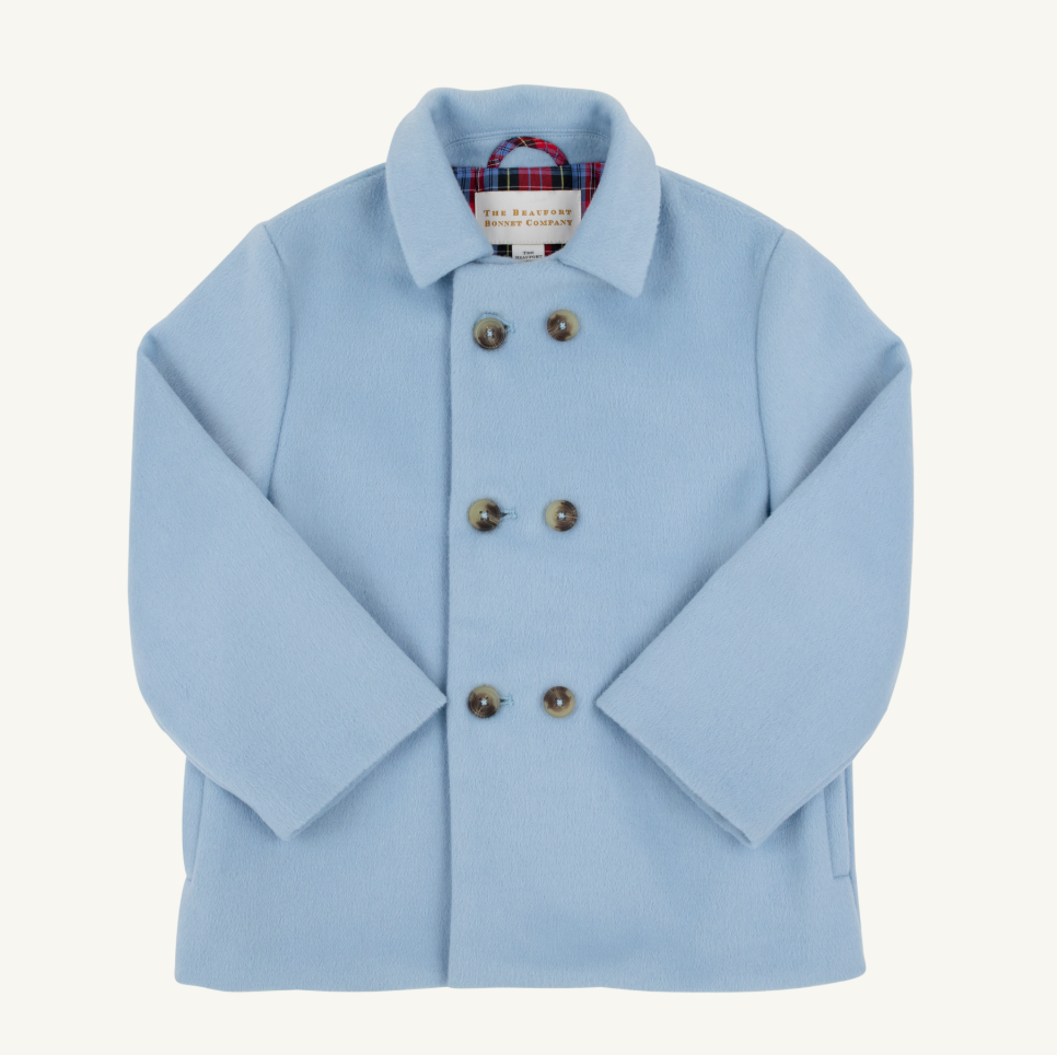 Price Bell Peacoat - Barrington Blue/ Bucktown Tartan