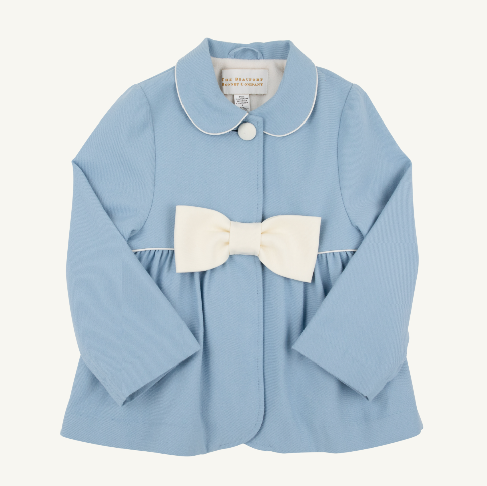 Pippa Peacoat - Barrington Blue/ Palmetto Pearl
