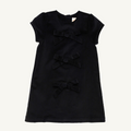 Betts Bow Dress - Newport Night Velveteen