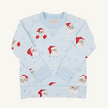 Boys Comfy Crewneck - Dear Santa (Buckhead Blue Stripe)
