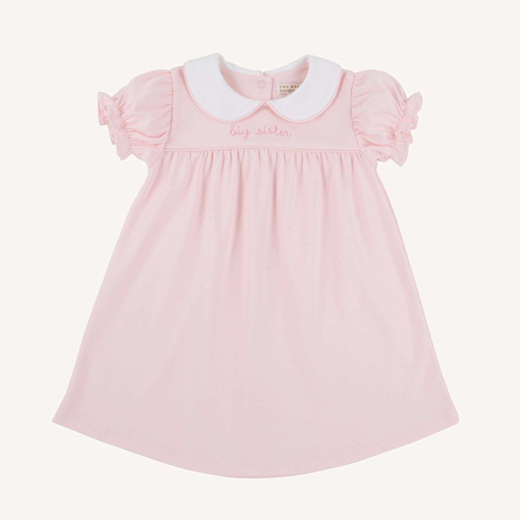Holly Day Dress - Big Sister (Palm Beach Pink/Hamptons Hot Pink)