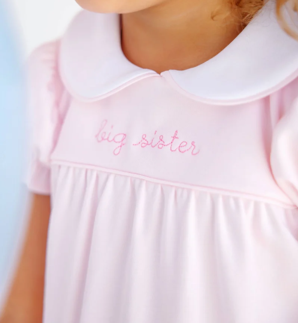 Holly Day Dress - Big Sister (Palm Beach Pink/Hamptons Hot Pink)