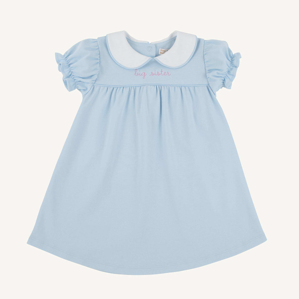 Holly Day Dress - Big Sister (Buckhead Blue/Hamptons Hot Pink)