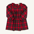 L/S Ramona Ruffle Dress - Society Prep Plaid