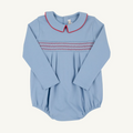 L/S Bradford Bubble - Barrington Blue/Worth Ave White/Richmond Red