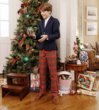Prep School Pants - Society Prep Plaid/ Nantucket Navy