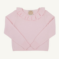 Reece Ruffle Sweater - Palm Beach Pink