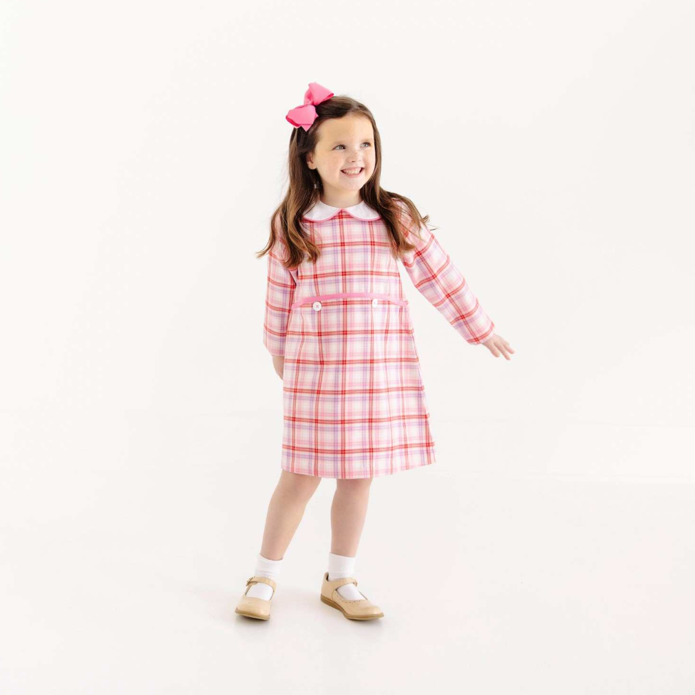 Lindy's Lunch Dress - Broadway Play Plaid