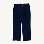 Twill Prep School Pants - Nantucket Navy/ Red