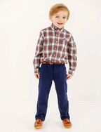 Corduroy Sheffield Pants - Nantucket Navy