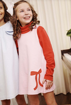 Juliet Jumper - Pier Party Pink/ Richmond Red Bow