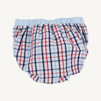 Beach Bum Cover - Pierce Mill Plaid Seersucker