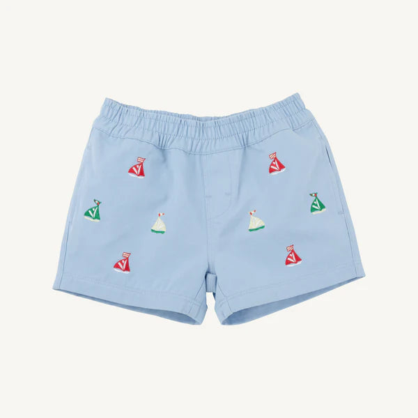 Critter Sheffield Shorts - Sailboats / Beale Street Blue