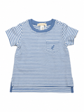 Carter Crewneck - Sunrise Blvd Blue Stripe