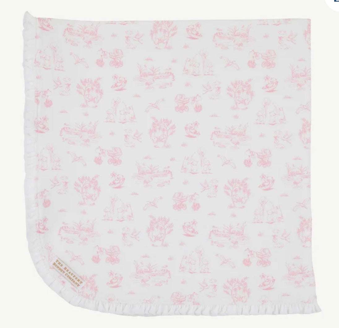 Baby Buggy Blanket - Sweet Arrival Pink