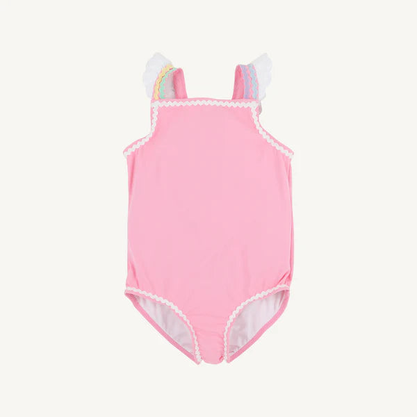Long Bay Bathing Suit - Hamptons Hot Pink