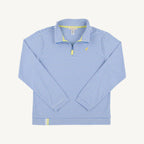 Prepletic™ Hayword Half Zip - Barbados Blue Stripe/Self