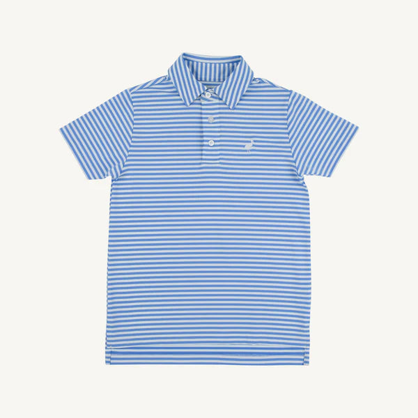 Prepletic™ Prim & Proper Polo - Sunrise Blvd Blue Stripe