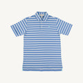 Prim & Proper Polo - Barbados Blue Stripe/ Belhaven Blue