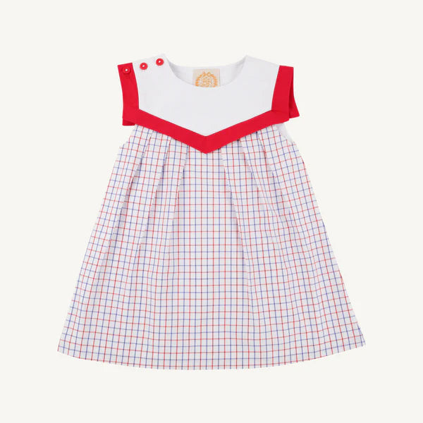 Sarah Sailboat Dress - Lake Powell Plaid