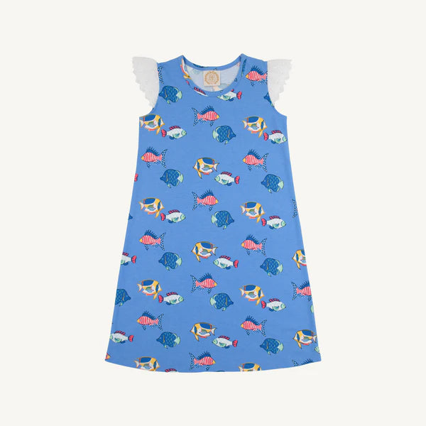 Eyelet Polly Play Dress - Here Fishy Fishy