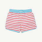 Tanner Trunks - Richmond Red Stripe/Belhaven Blue
