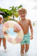 Tortola Swim Trunks - Gibson Island Green Gingham