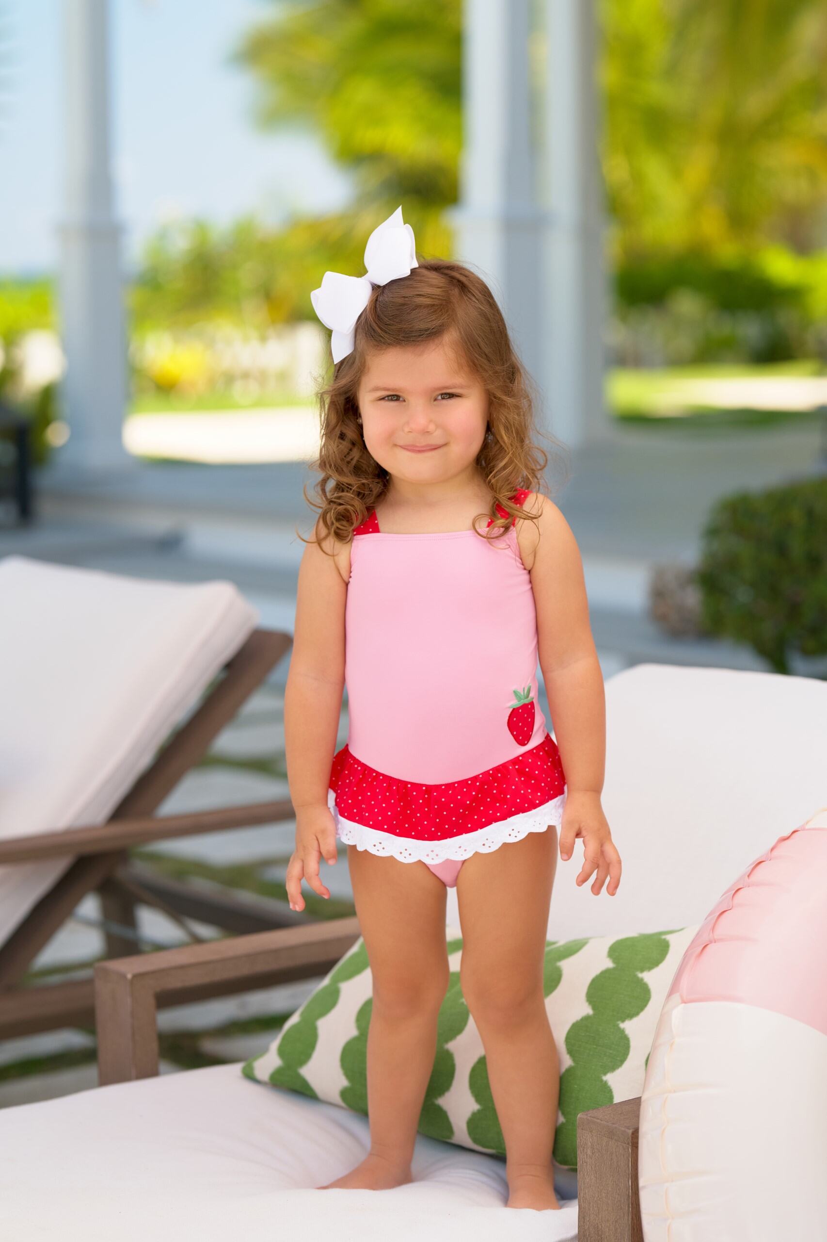 Grace Bay Bathing Suit - Strawberry