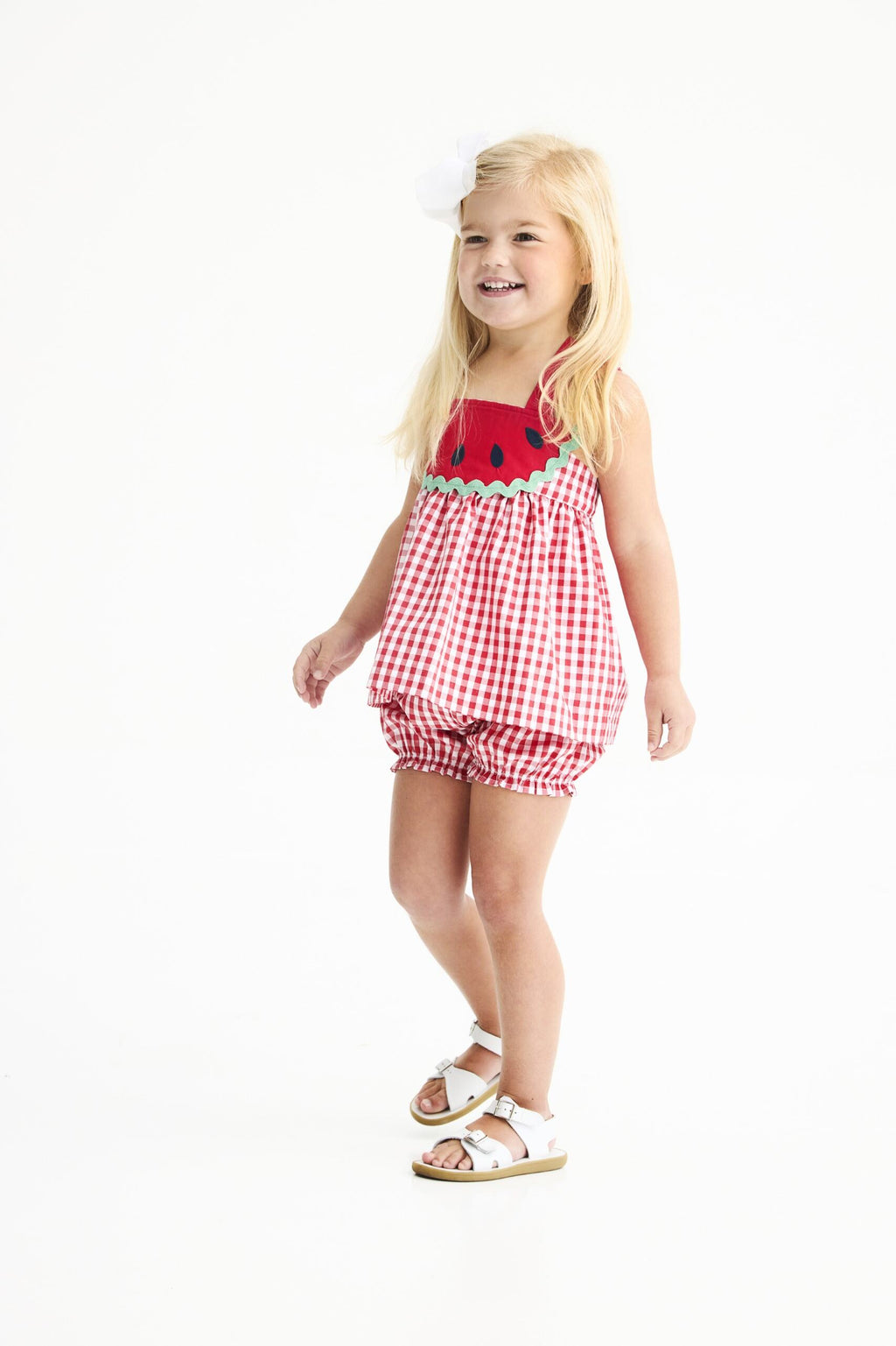 Nancy's Novelty Set - Red Gingham/Watermelon